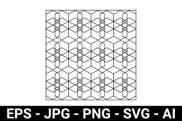 Abstract Shape Tile Seamless Pattern