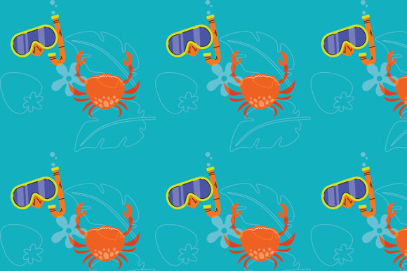 Crab Pattern: A Versatile Design Resource for Creators and Businesses