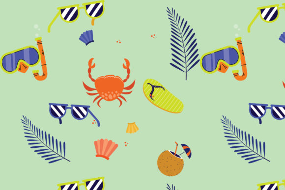 Cute Summer Pattern Art
