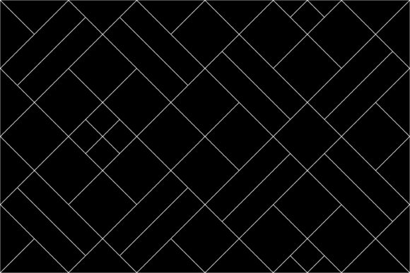 Diagonal of Rhombus Mosaic 24