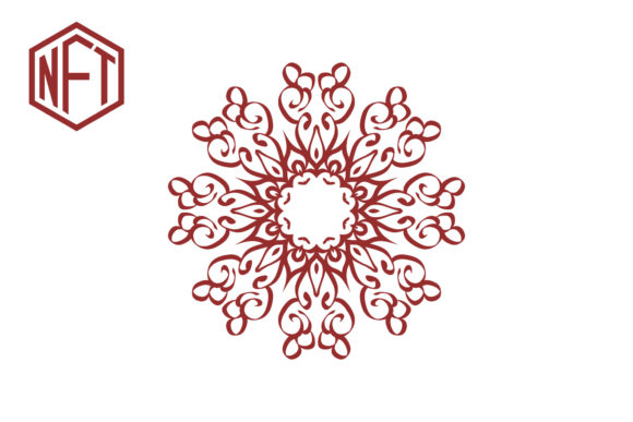 Mandala Tattoo Flower NFT Style