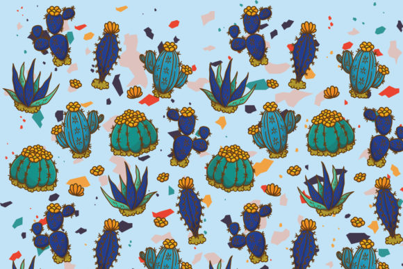 Mix Cactus Pattern: Bold, Versatile & Ready to Use