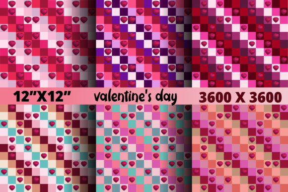 Valentine's Day Digital Paper Background