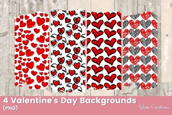 Valentines Day Backgrounds: A Creative Resource for Romantic Designs