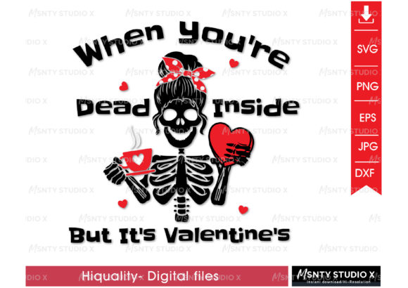 Valentine’s Skull Skeletons SVG: Dark Romance for Real Life