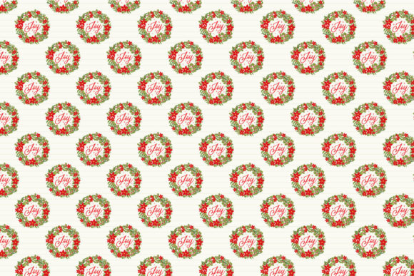 Wreath Seamless Pattern Design: A Versatile Choice for Holiday Creativity